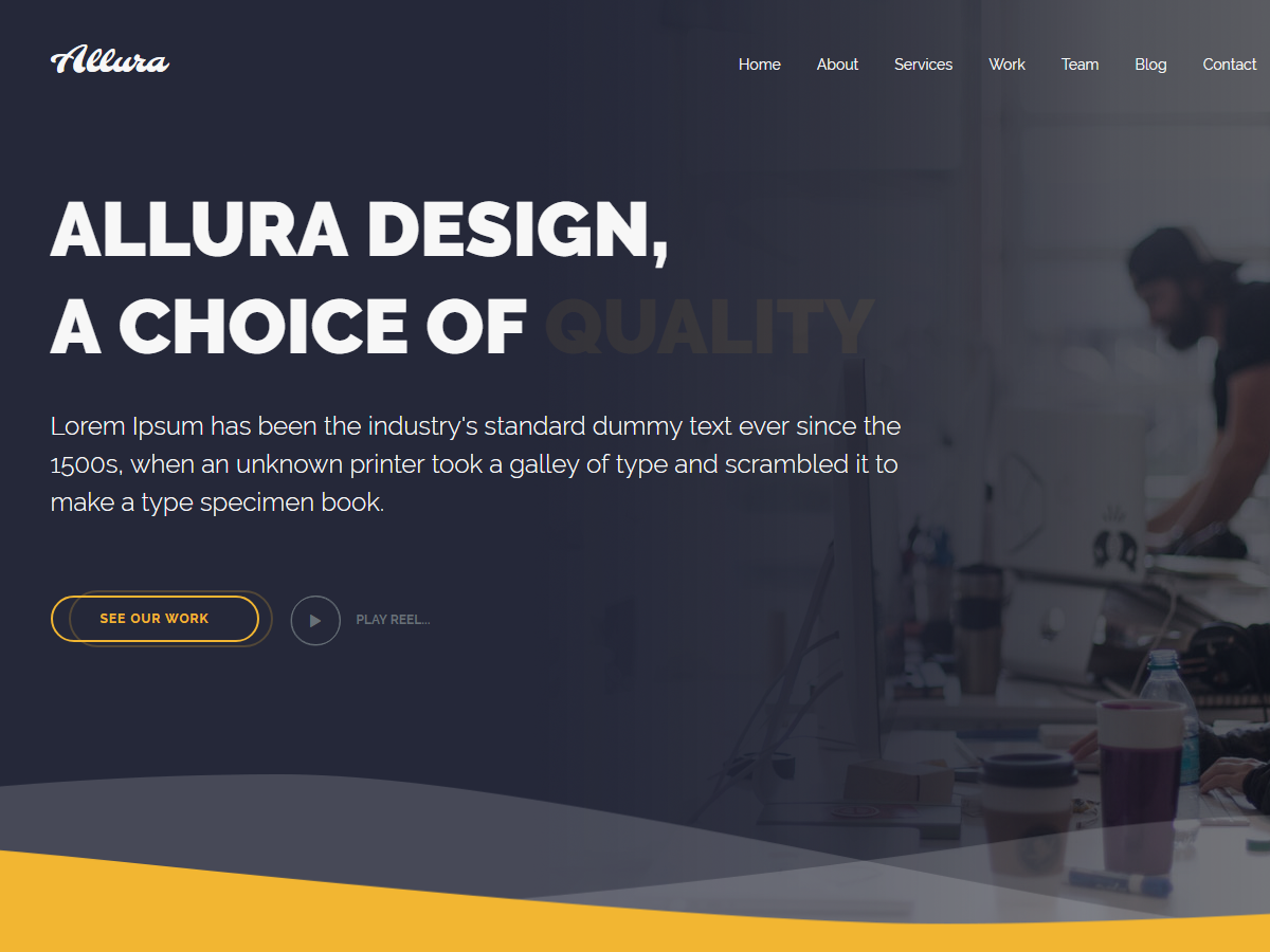 Allura - Portfolio WordPress Theme