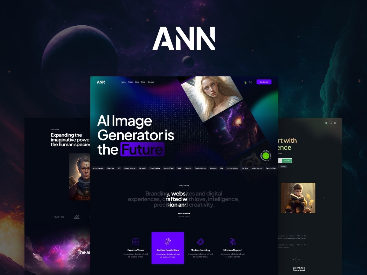 ANN - Artificial Neural Network AI WordPress Theme