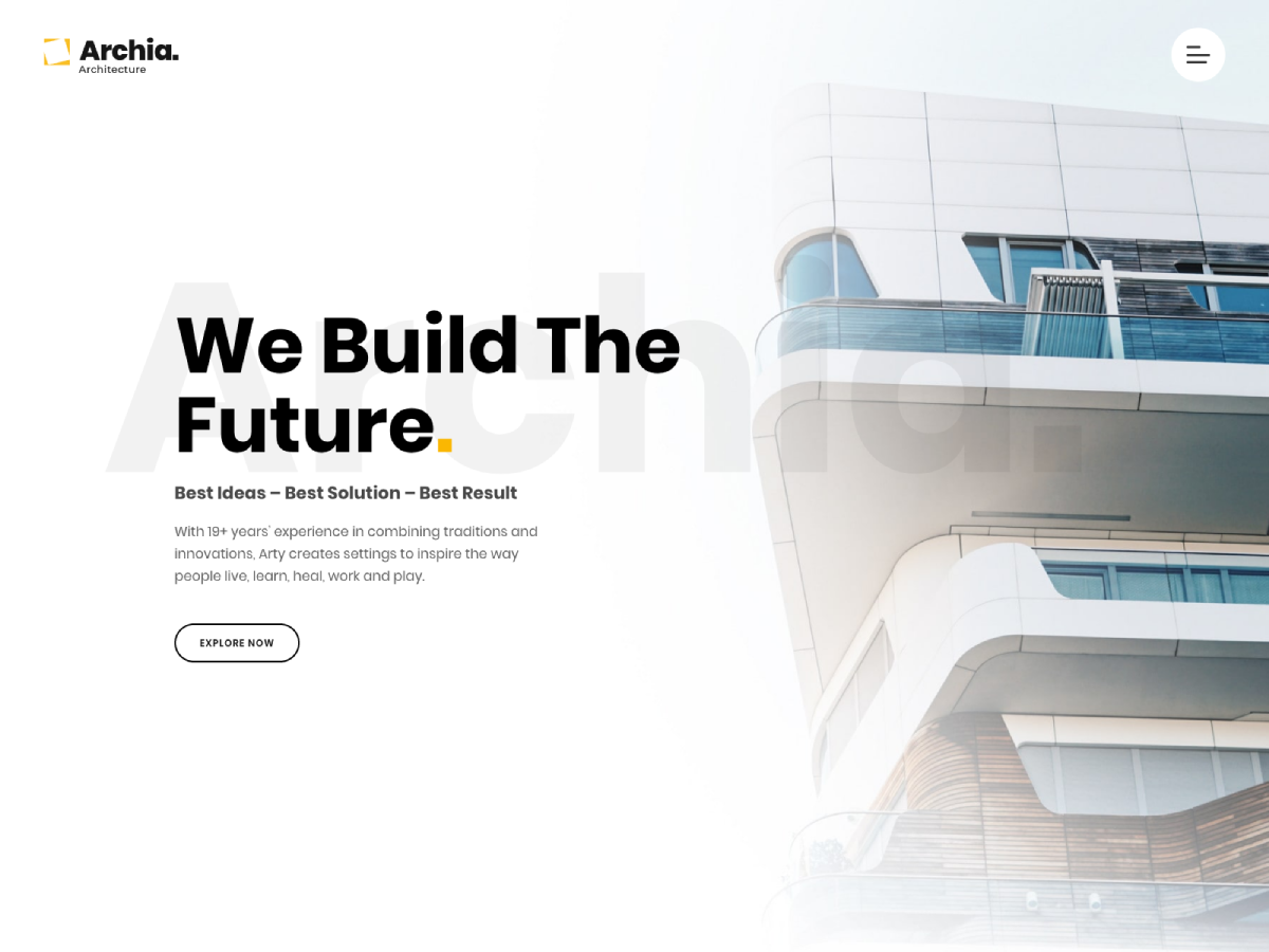 Archia - Architecture & Interior WordPress Theme