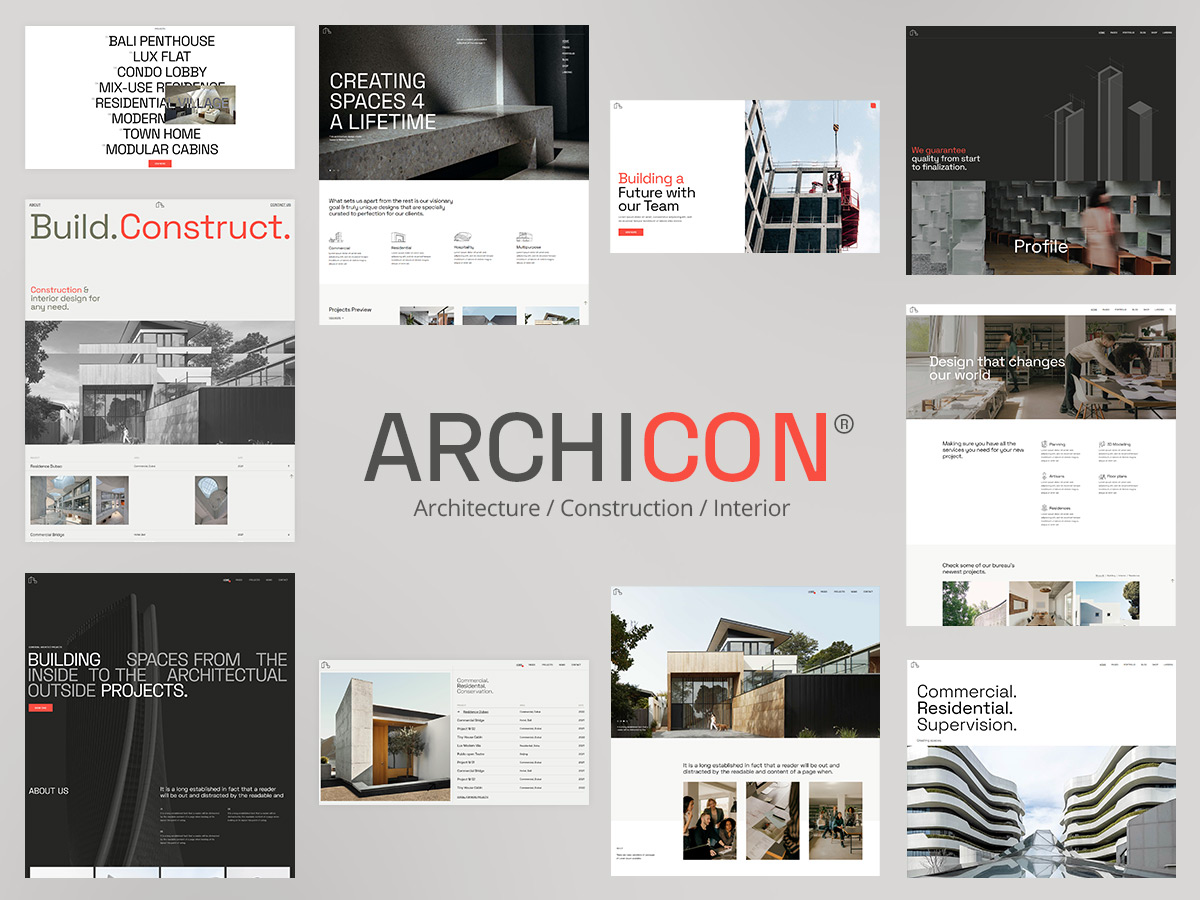Archicon - Architecture and Construction Theme