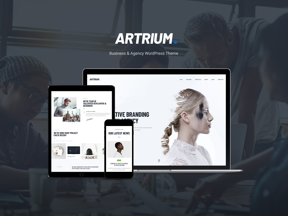 Artrium - Creative Agency & Web Studio WP Theme