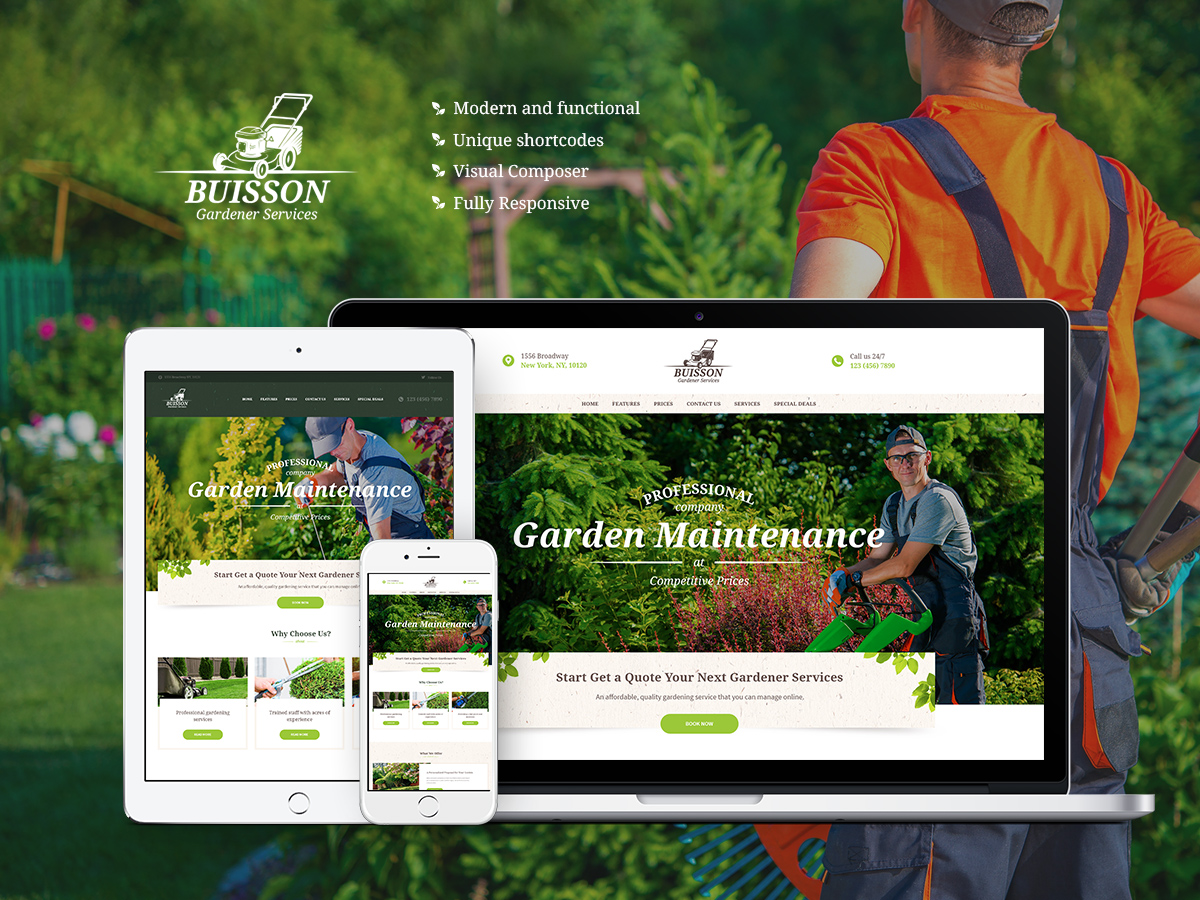Buisson - Gardening WordPress Theme