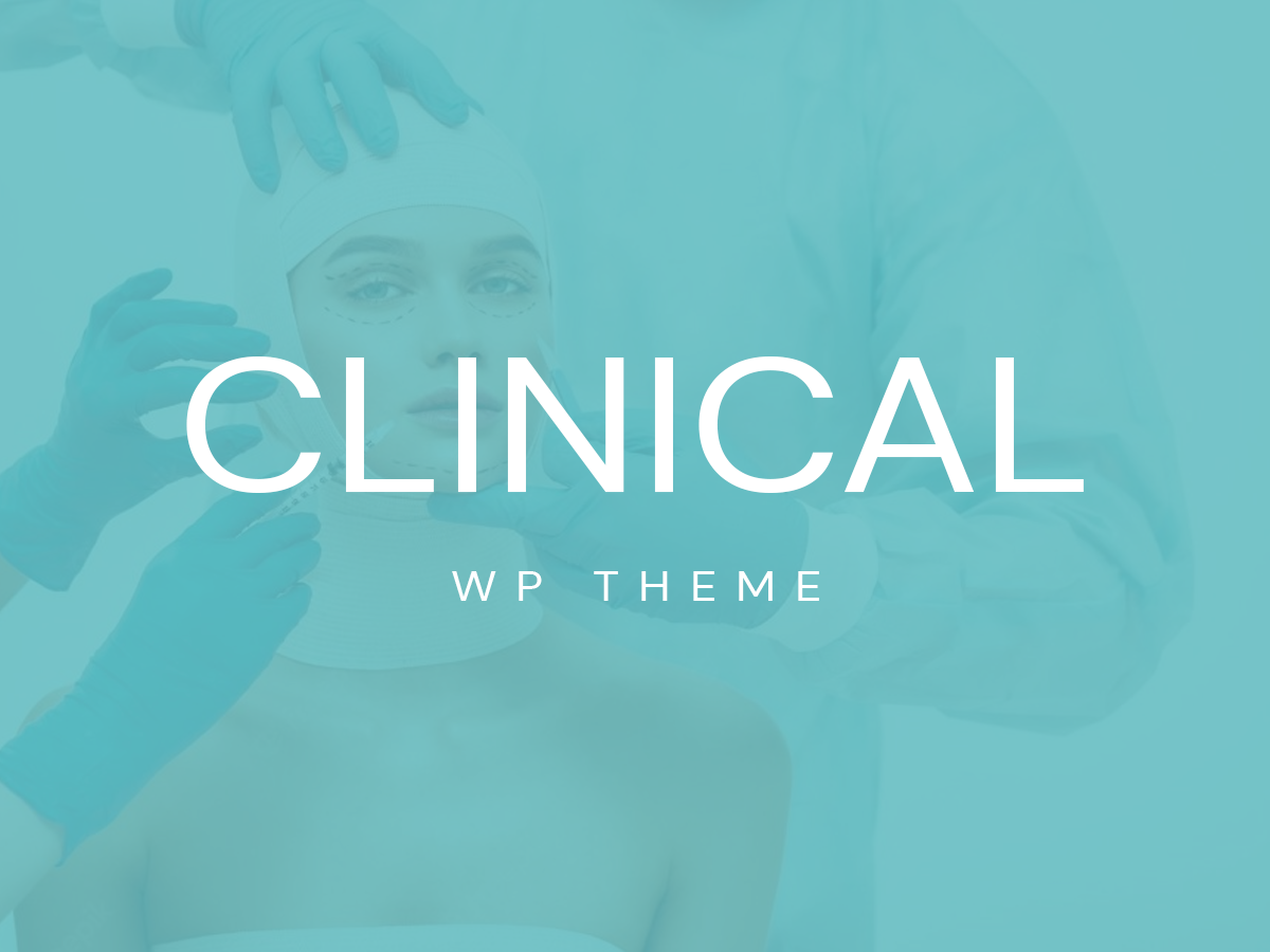 Clinical - Plastic Surgery WordPress Theme