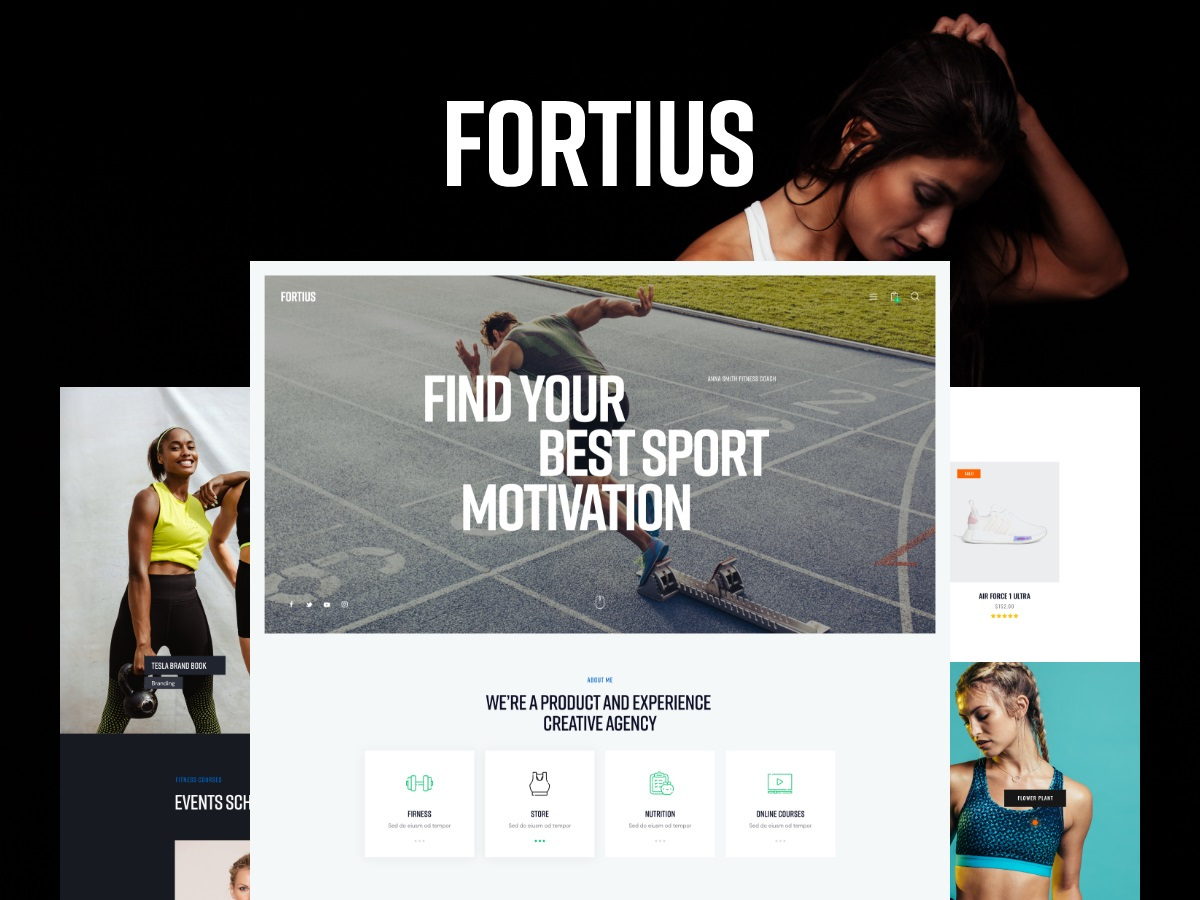 Fortius - Sports & Fitness Elementor WordPress Theme