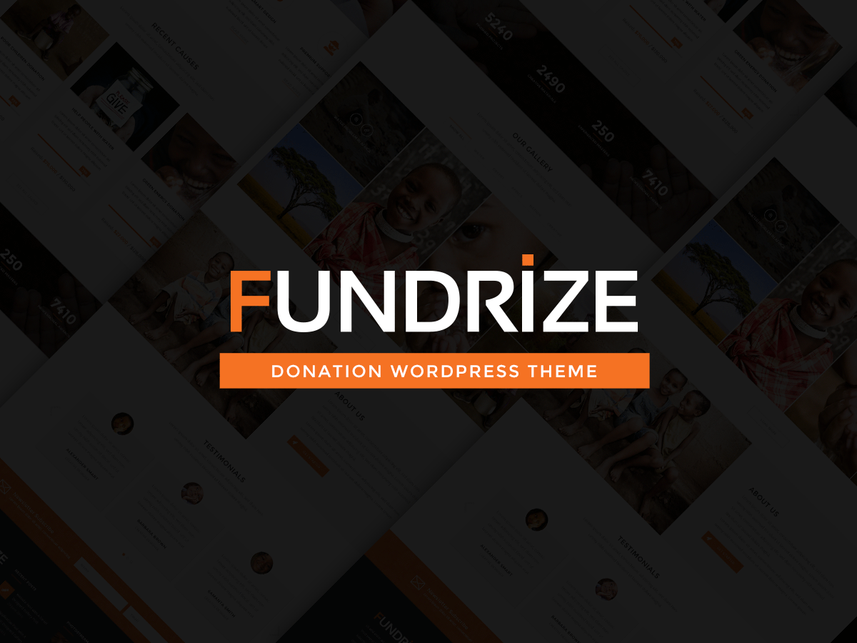 Fundrize - Donation & Charity WordPress Theme