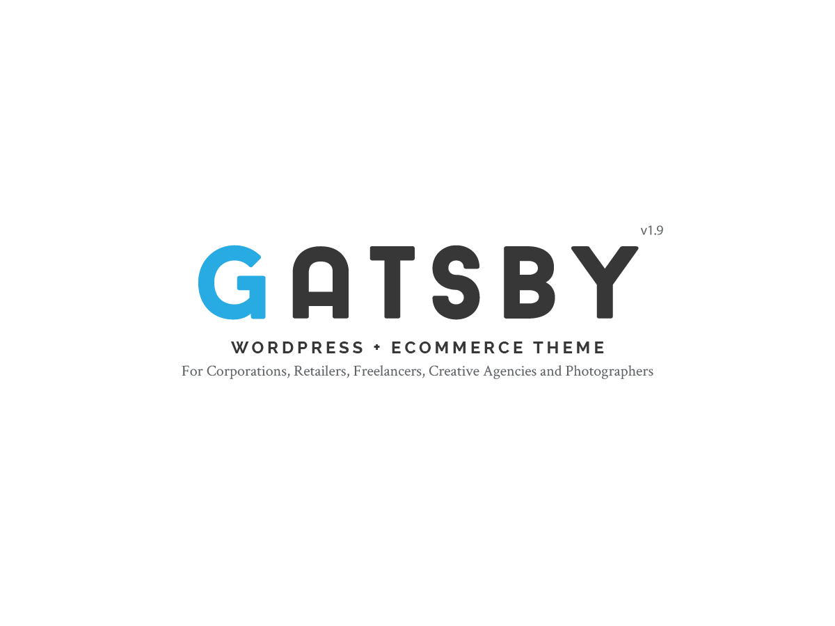 Gatsby - WordPress + eCommerce Theme