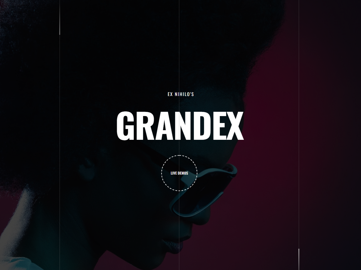 Grandex - One Page Portfolio WordPress Theme