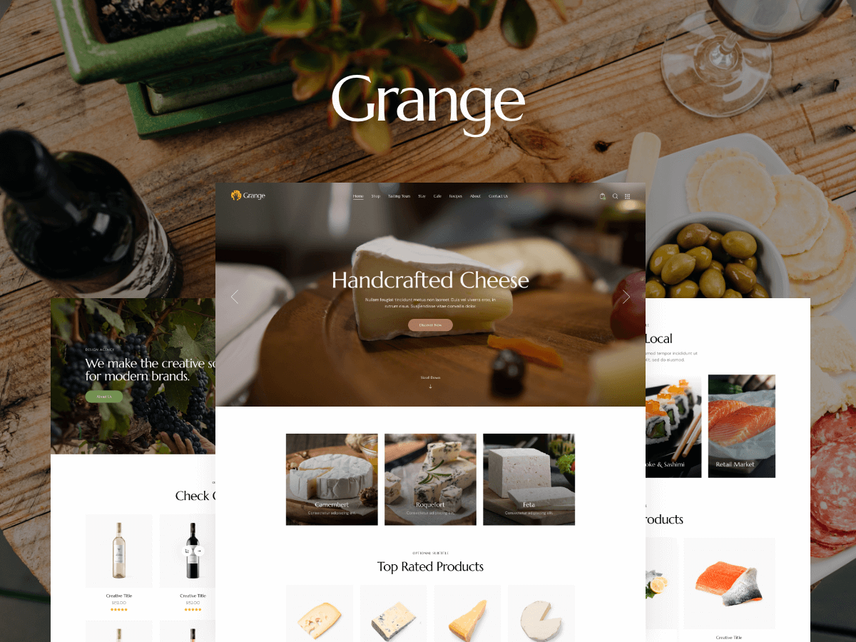 Grange - Farm, Bazaar & Food Market WordPress Theme