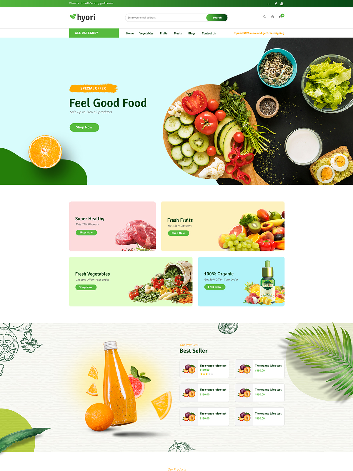 Hyori - Organic Food WooCommerce Theme