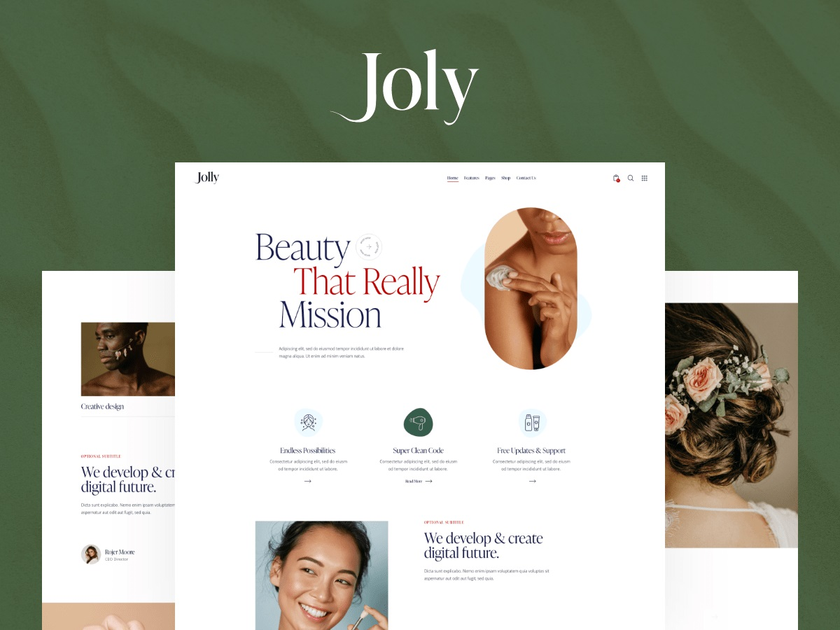 Joly - Hairdresser & Beauty Salon WordPress Theme