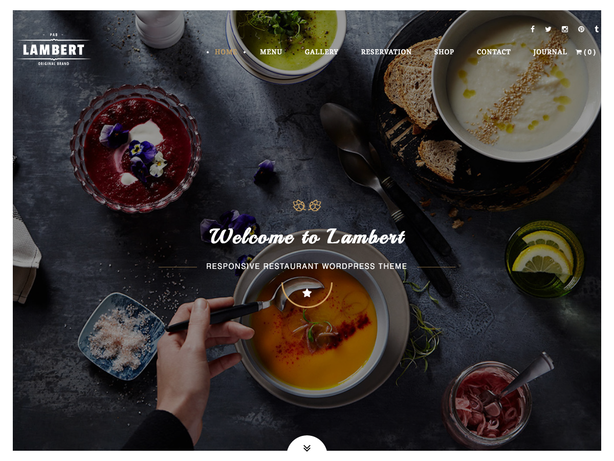 Lambert - Restaurant / Cafe / Pub WordPress Theme