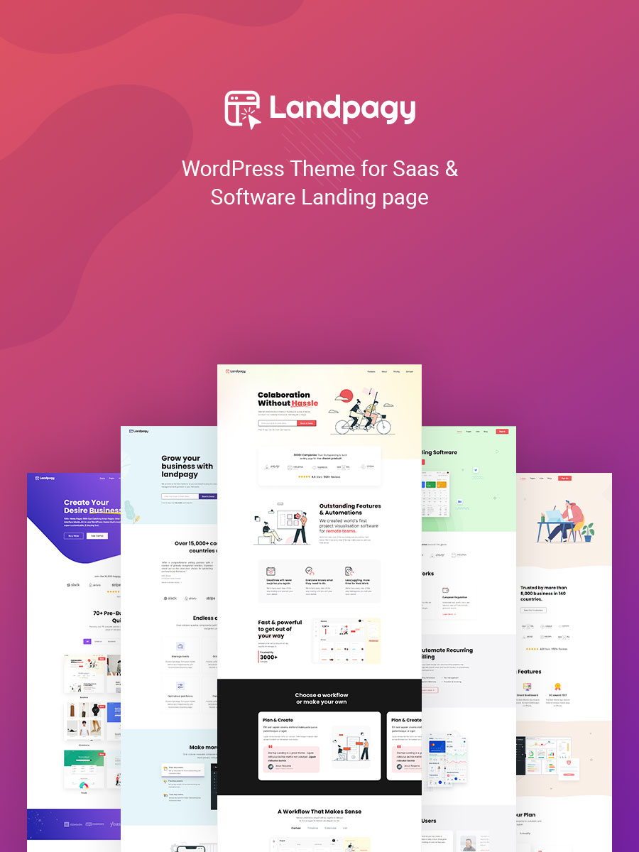 Landpagy - Multipurpose Landing Page WordPress Theme