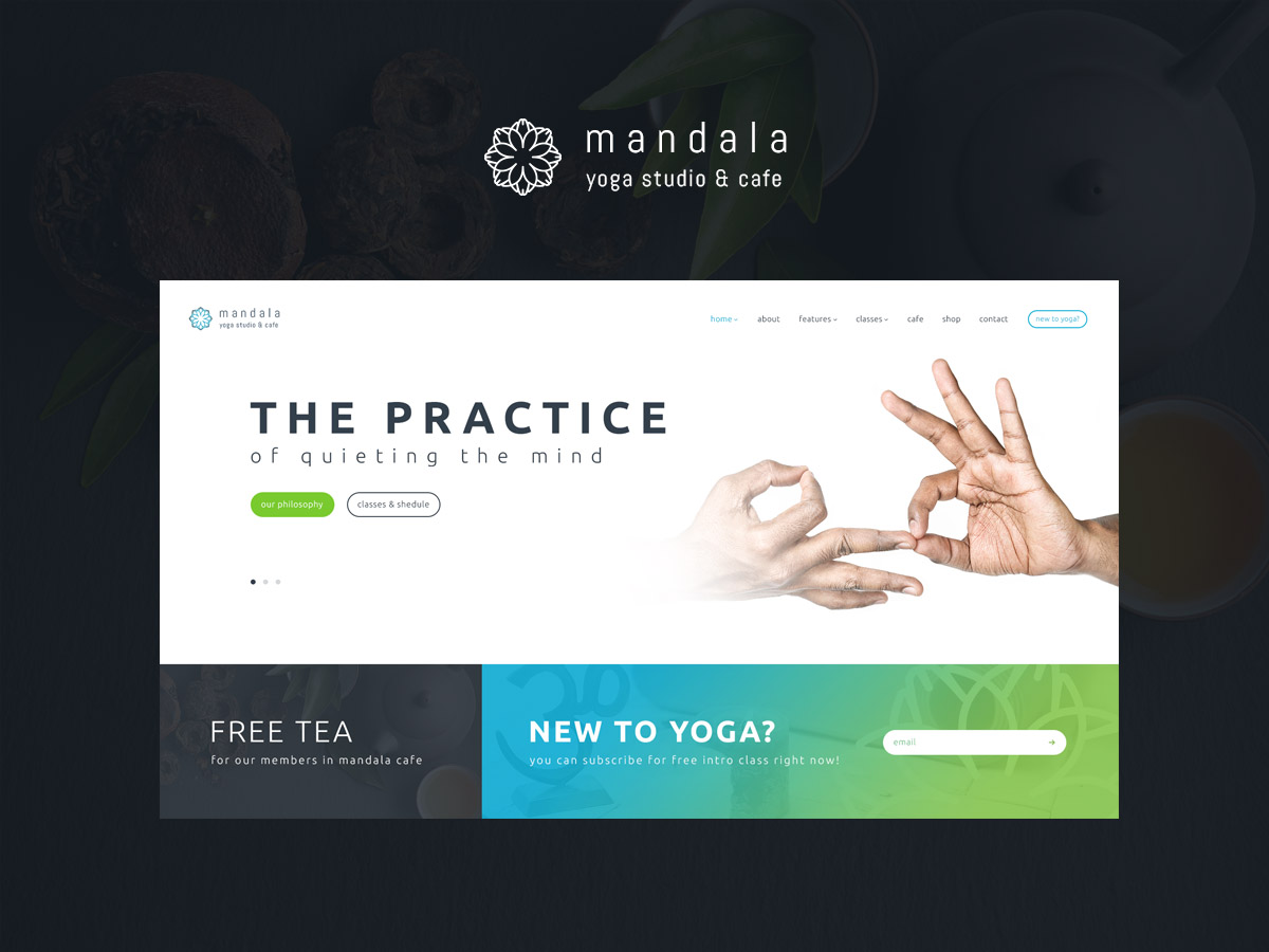 Mandala - Yoga Studio & Wellness Center WordPress Theme