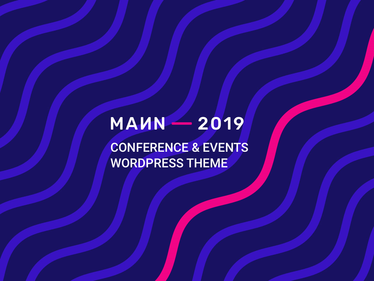 Mann - Conference Event WordPress Theme