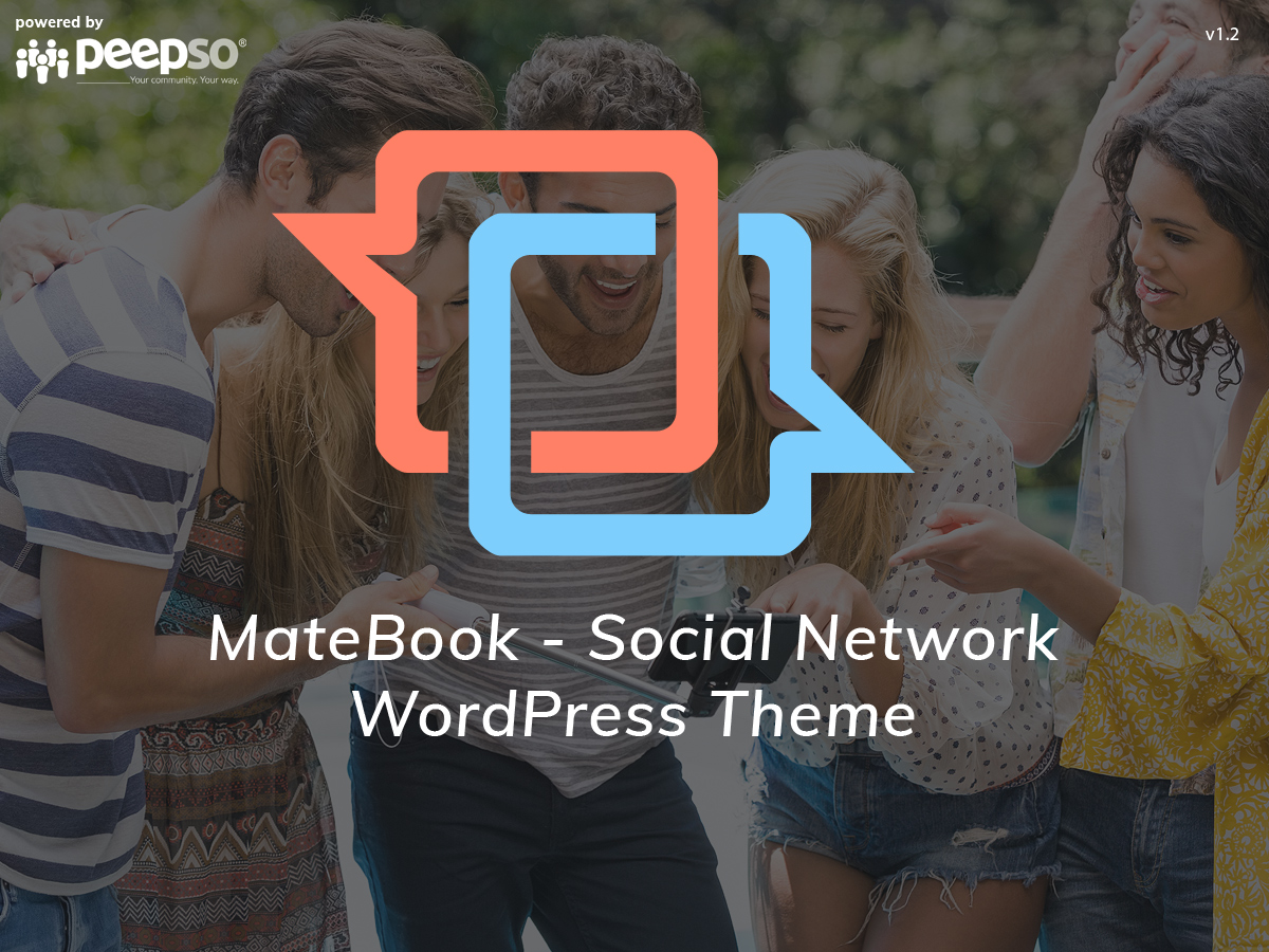 MateBook - Social Network WordPress Theme