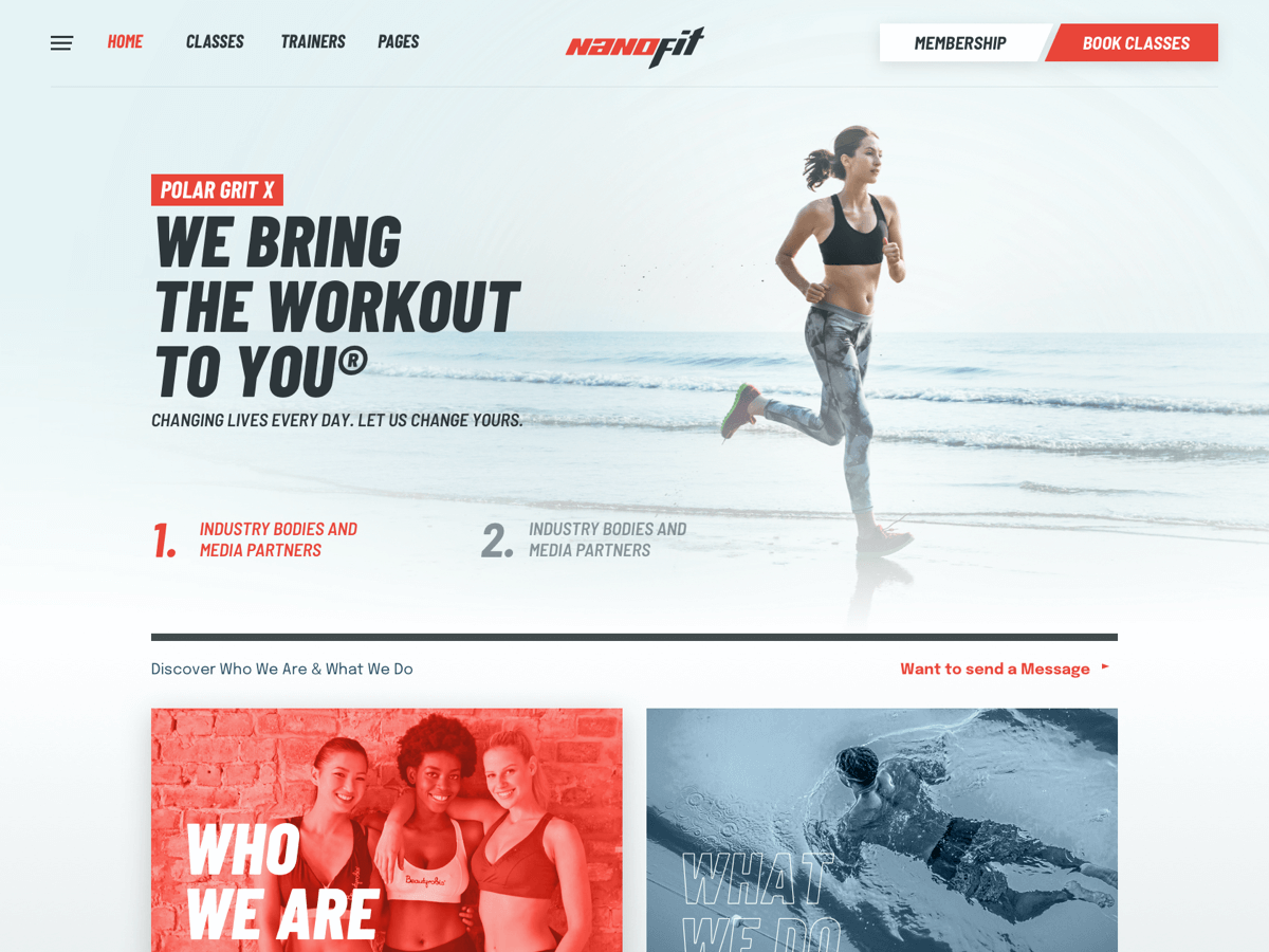 NanoFit - WP Theme for Personal Training Services