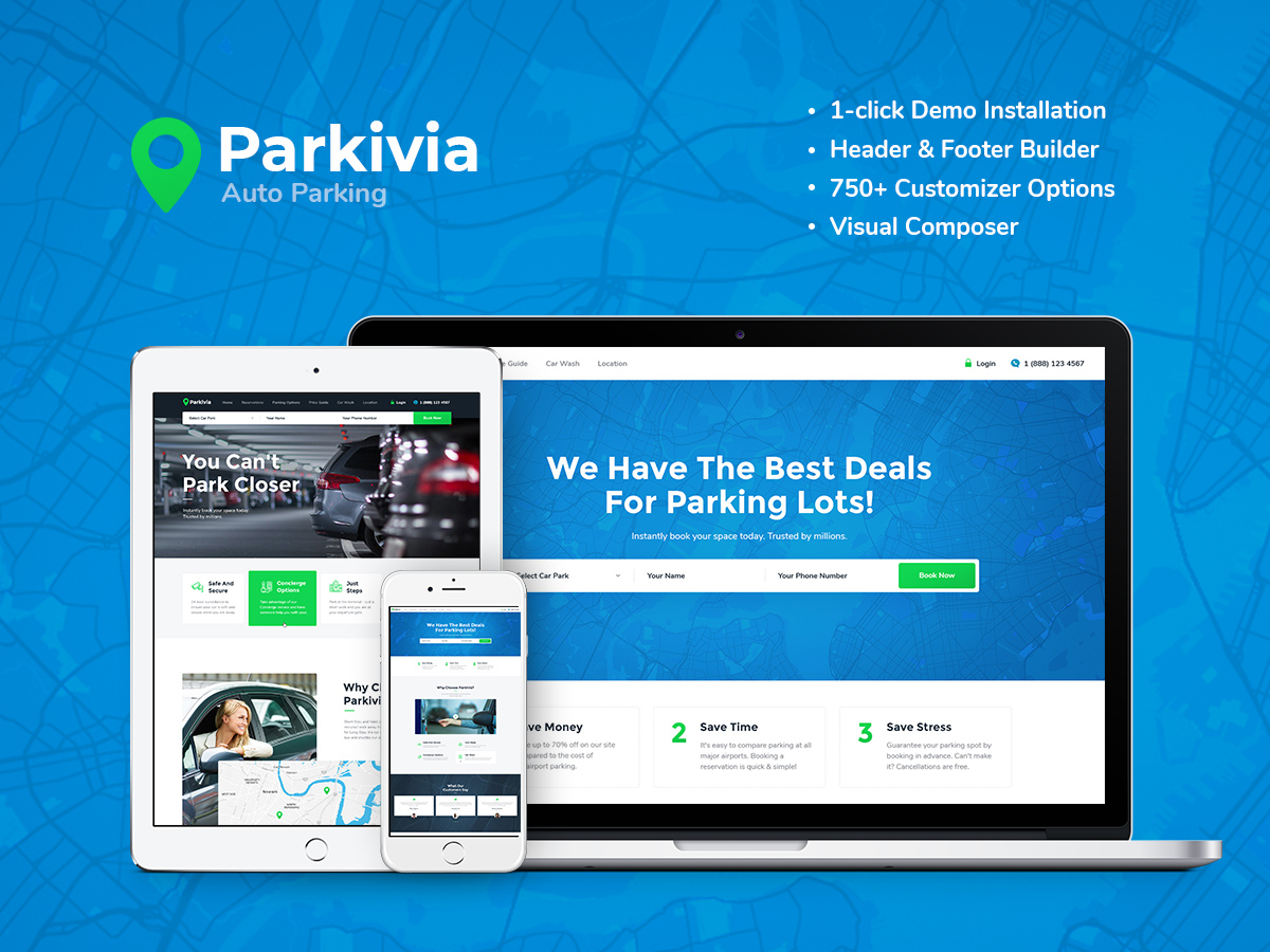 Parkivia | Auto Parking & Car Maintenance WP