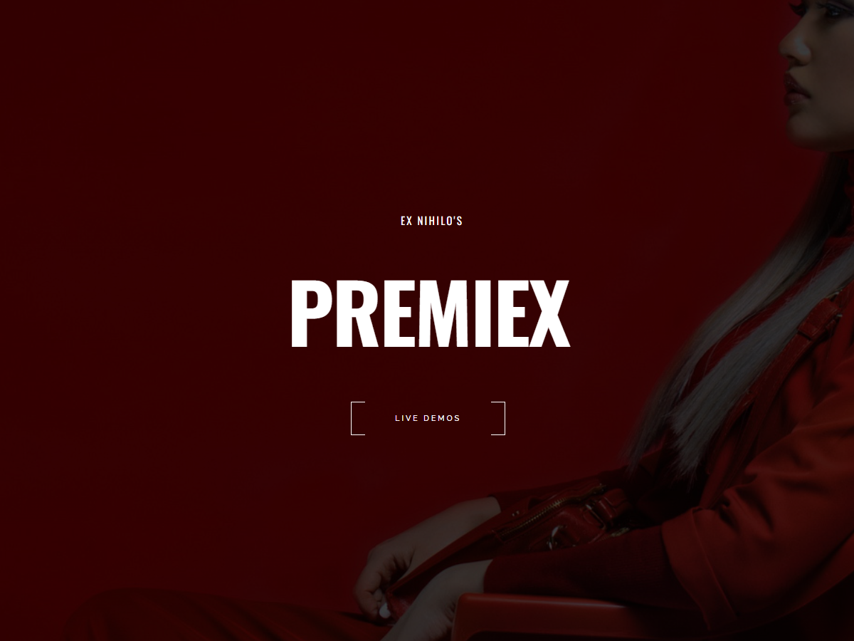 Premiex - One Page Portfolio WordPress Theme