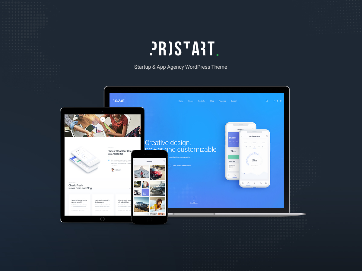 Prostart - Startup & Corporate WordPress Theme