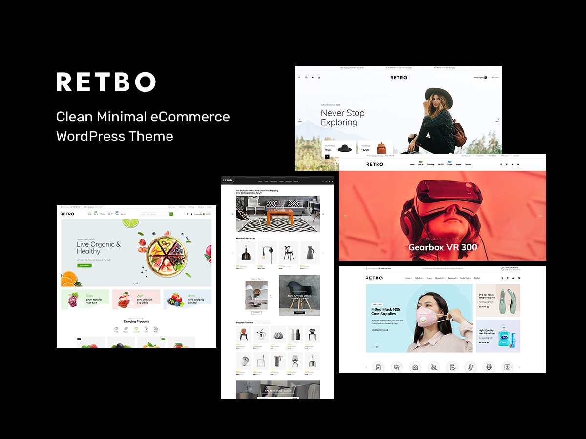 Retbo - Minimal WooCommerce WordPress Theme