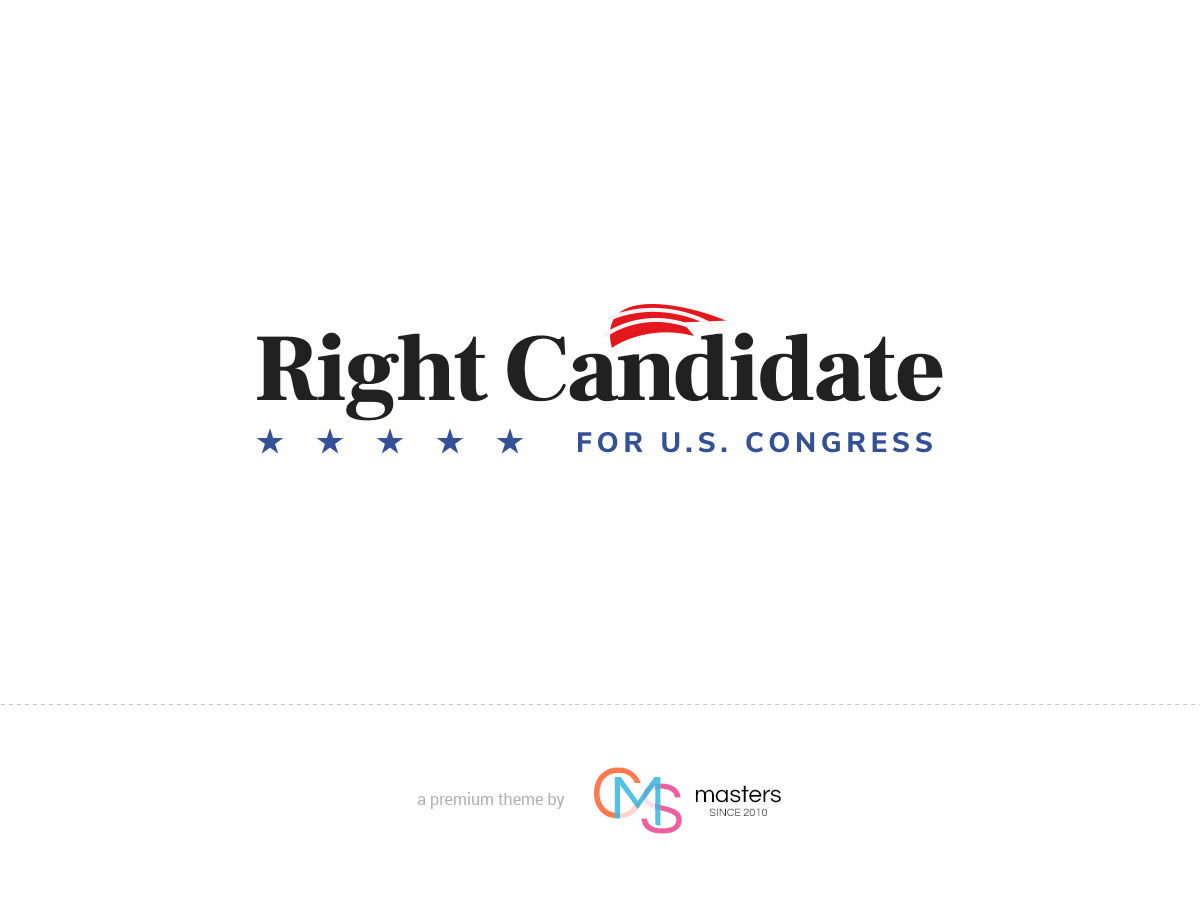 Right Candidate - Political WordPress Theme