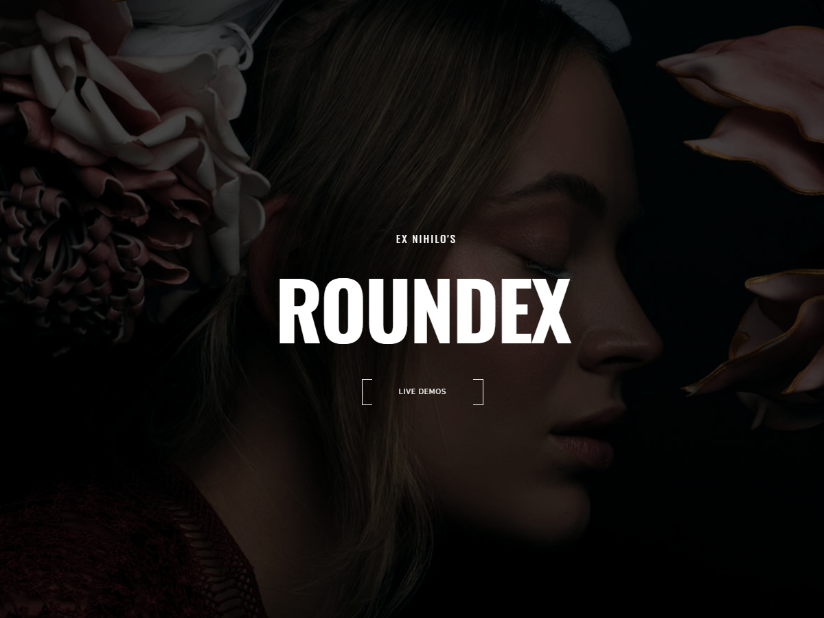 Roundex - Photography Portfolio WordPress