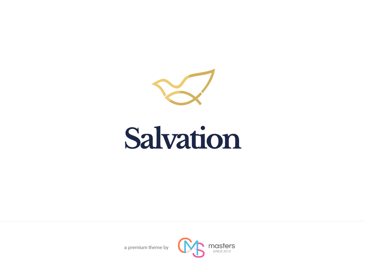 Salvation - Church & Religion WordPress Theme