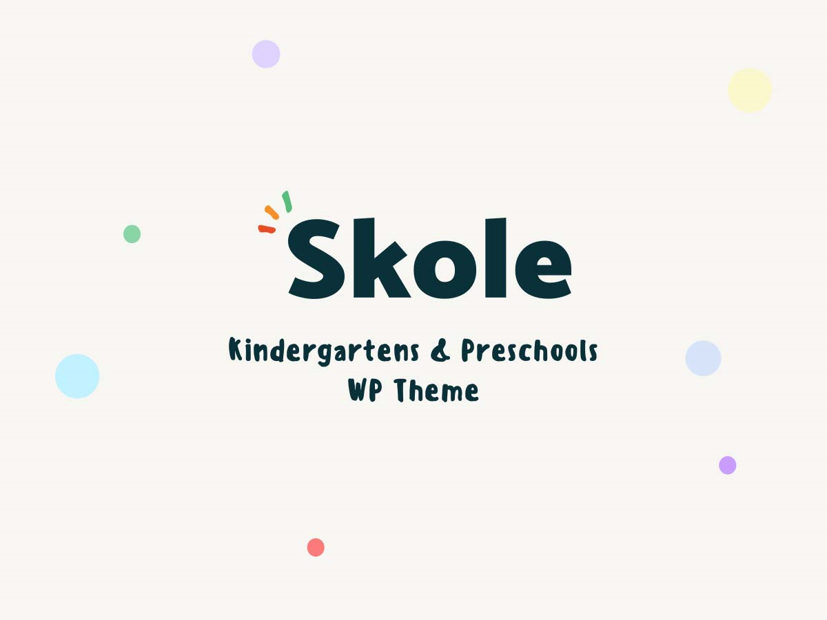 Skole - Children Kindergarten Elementor Pro Theme