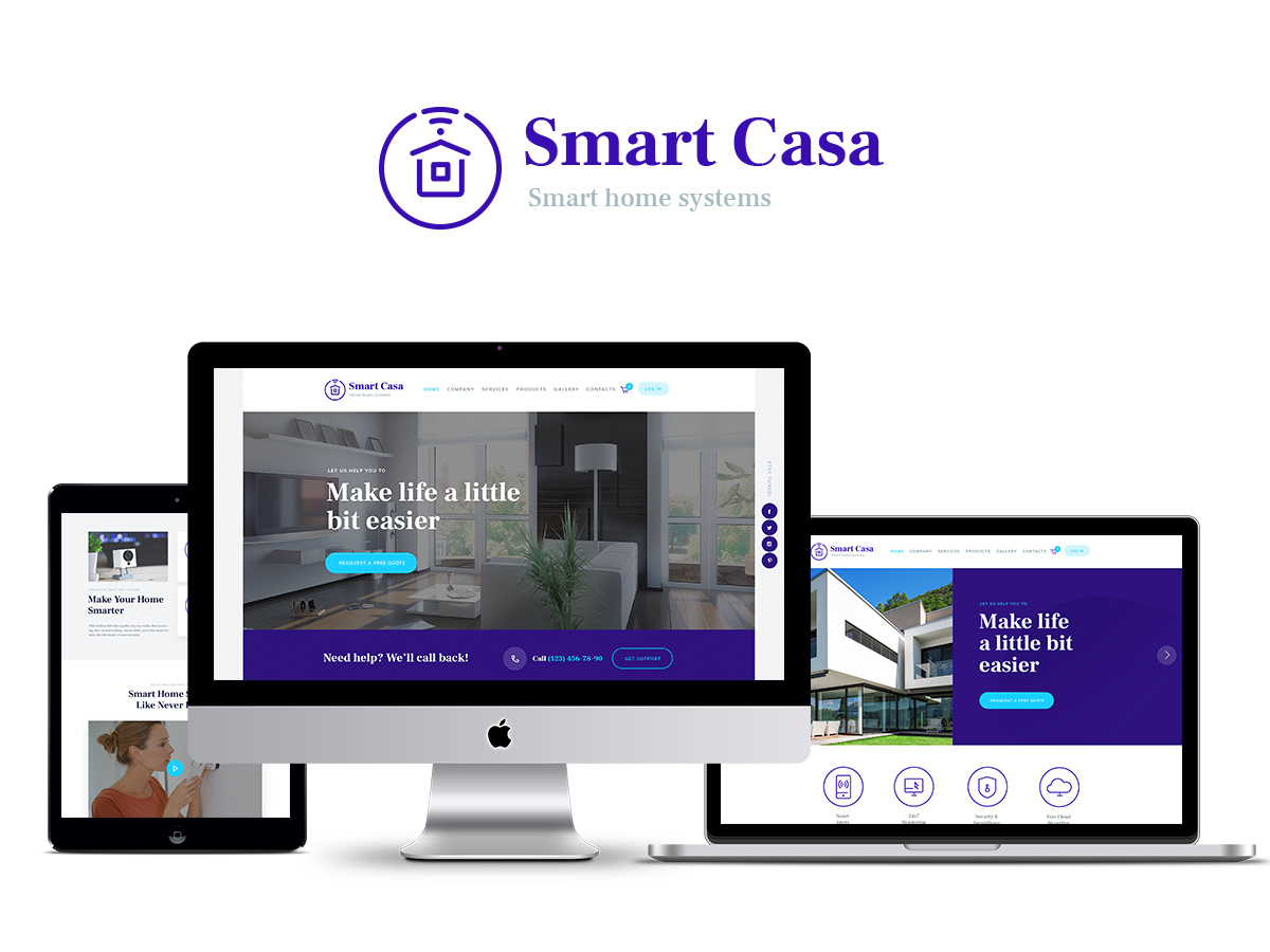 Smart Casa - Home Automation & Technologies Theme