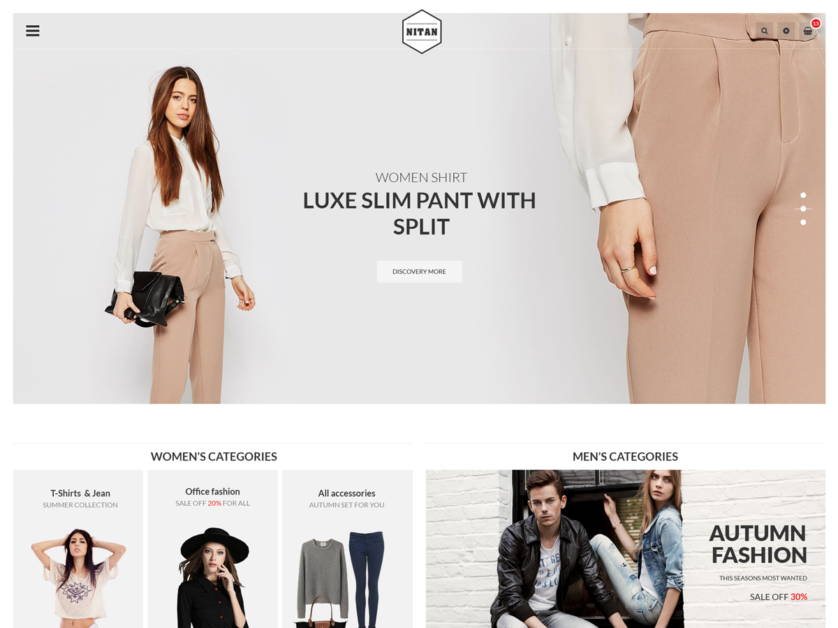 Nitan – Fashion WooCommerce WordPress Theme