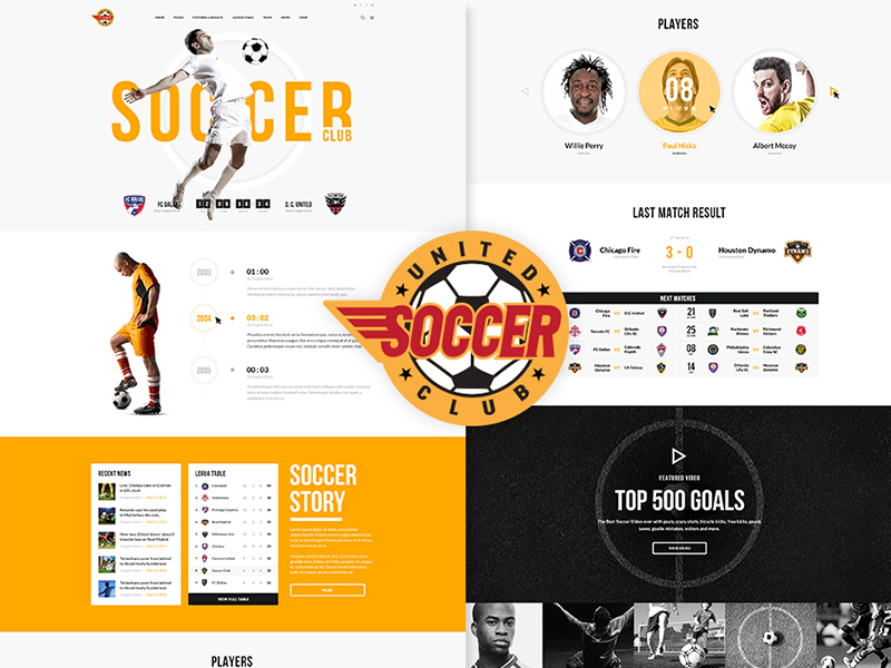 Soccer Club - Football Team WordPress Theme