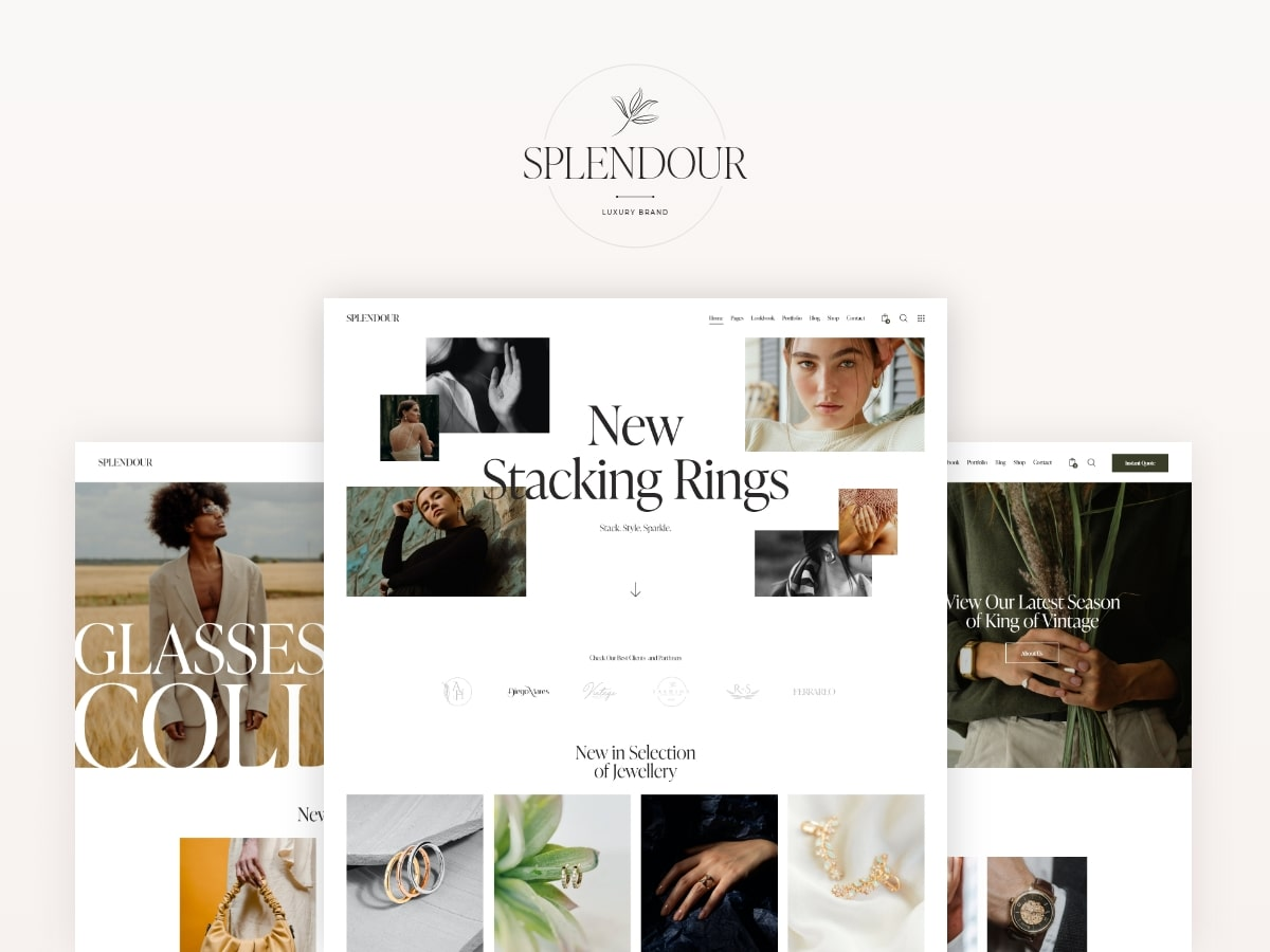 Splendour - Jewelry & Watches WordPress Theme
