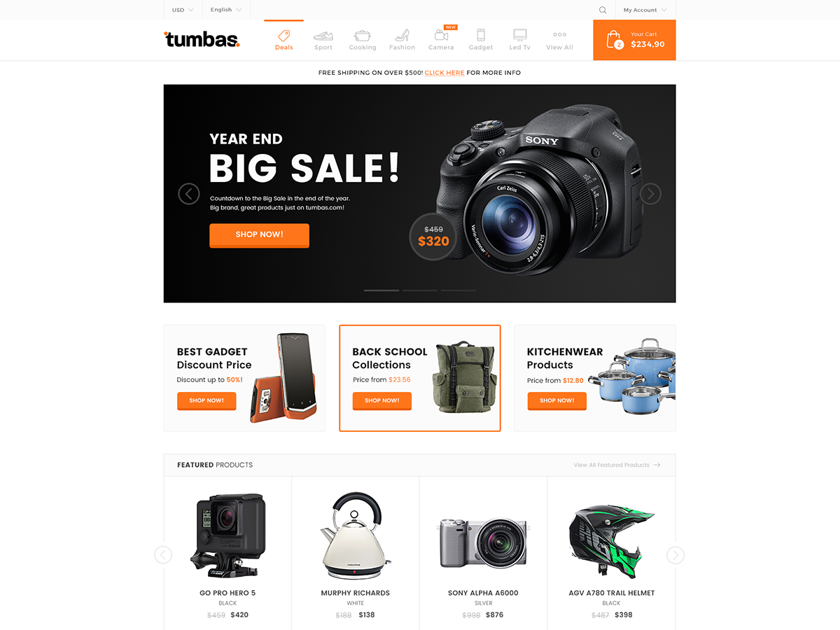 Tumbas - Responsive WooCommerce WordPress Theme