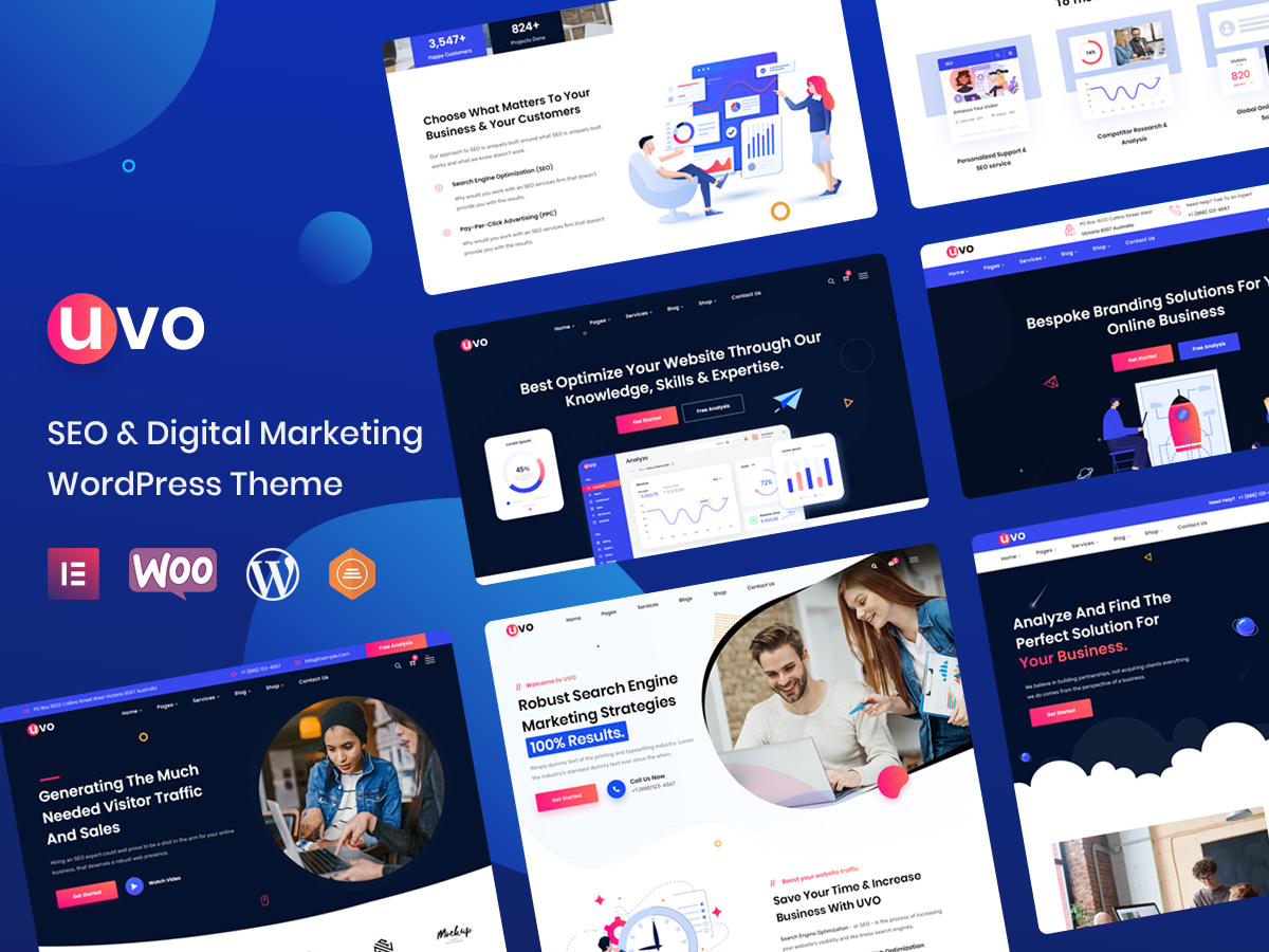 UVO - SEO & Digital Marketing Theme
