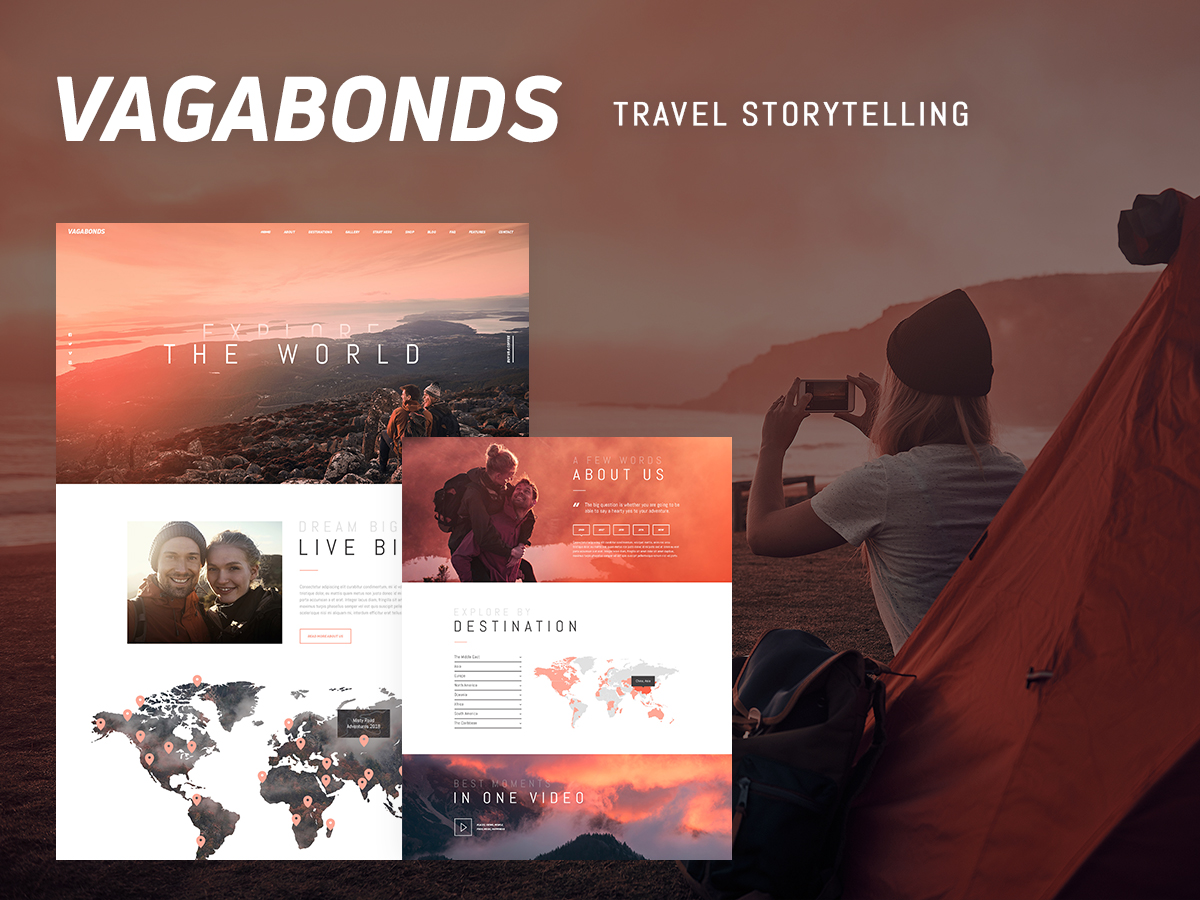 Vagabonds - Personal Travel & Lifestyle Blog Theme