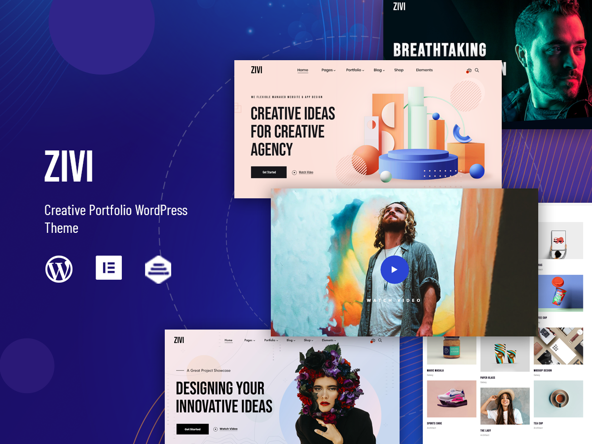 Zivi - Creative Portfolio WordPress Theme